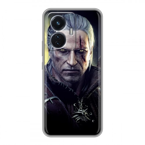 Дизайнерский силиконовый чехол для Vivo T1 Witcher