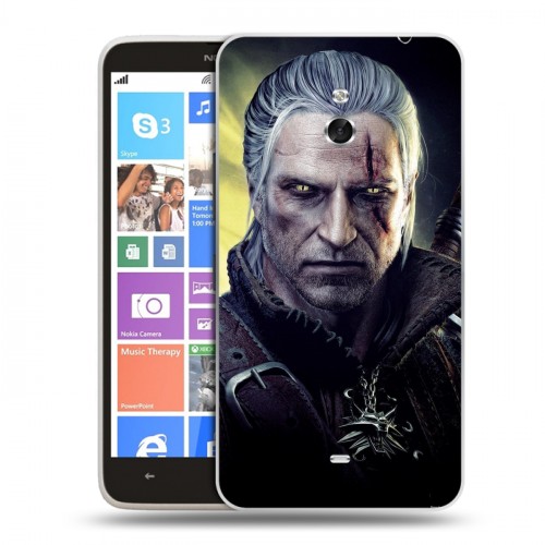 Дизайнерский пластиковый чехол для Nokia Lumia 1320 Witcher