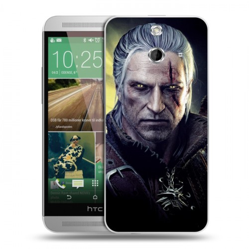 Дизайнерский пластиковый чехол для HTC One E8 Witcher