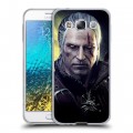 Дизайнерский пластиковый чехол для Samsung Galaxy E5 Witcher