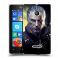 Дизайнерский пластиковый чехол для Microsoft Lumia 435 Witcher