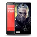 Дизайнерский силиконовый чехол для Xiaomi RedMi Note Witcher