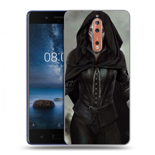 Дизайнерский пластиковый чехол для Nokia 8 Witcher