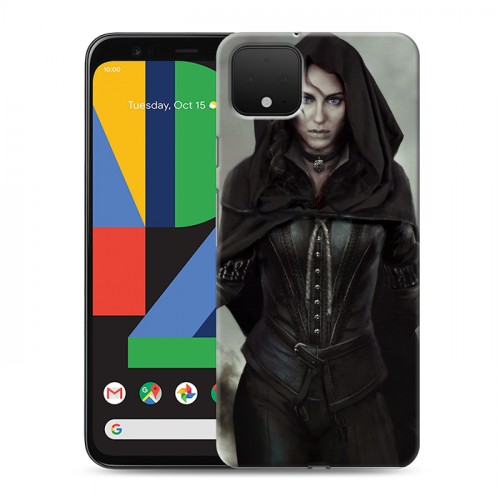 Дизайнерский пластиковый чехол для Google Pixel 4 Witcher