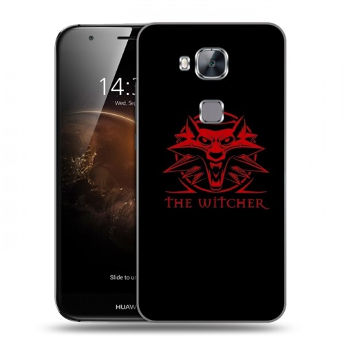 Дизайнерский пластиковый чехол для Huawei G8 Witcher