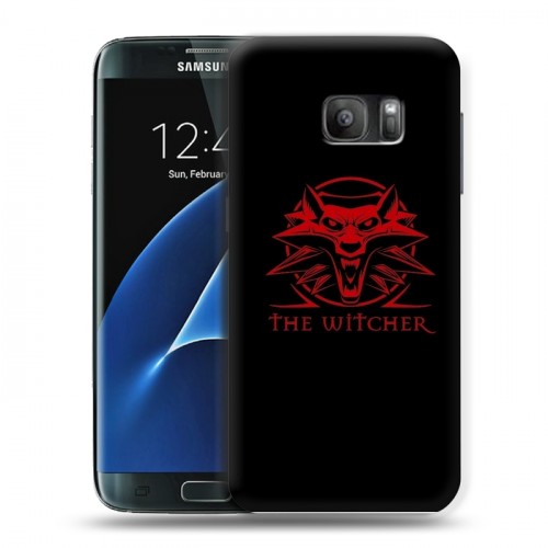 Дизайнерский силиконовый с усиленными углами чехол для Samsung Galaxy S7 Witcher