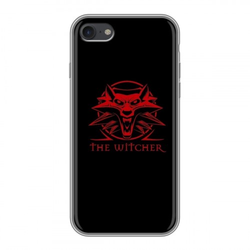 Дизайнерский силиконовый чехол для Iphone 7 Witcher