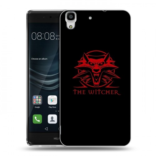 Дизайнерский пластиковый чехол для Huawei Y6II Witcher