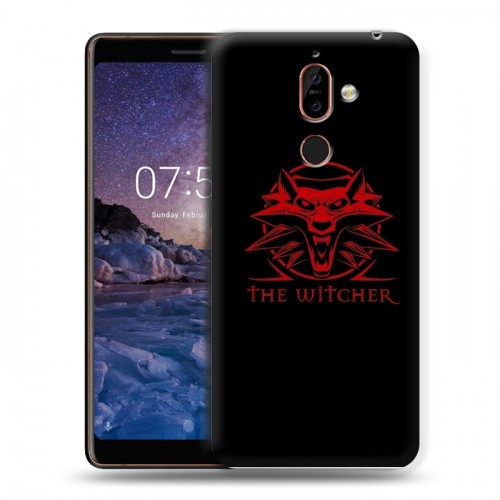 Дизайнерский пластиковый чехол для Nokia 7 Plus Witcher