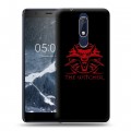 Дизайнерский пластиковый чехол для Nokia 5.1 Witcher