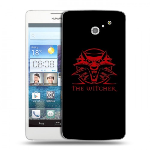 Дизайнерский пластиковый чехол для Huawei Ascend D2 Witcher