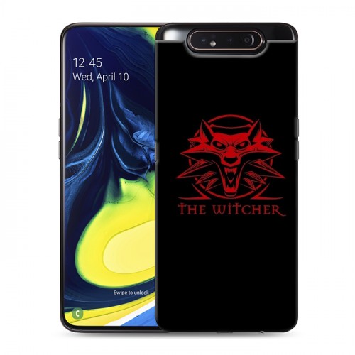 Дизайнерский пластиковый чехол для Samsung Galaxy A80 Witcher