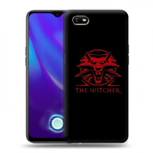 Дизайнерский силиконовый с усиленными углами чехол для OPPO A1k Witcher