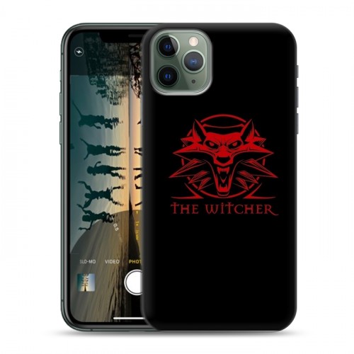 Дизайнерский пластиковый чехол для Iphone 11 Pro Witcher