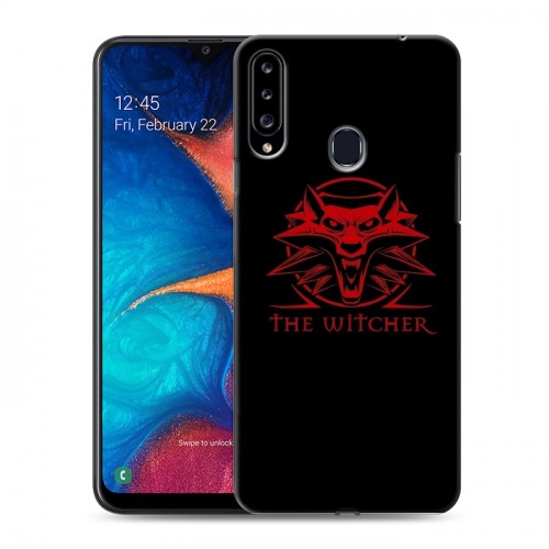 Дизайнерский пластиковый чехол для Samsung Galaxy A20s Witcher