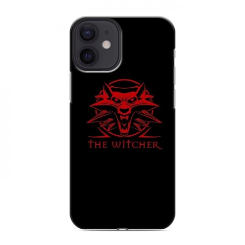 Дизайнерский силиконовый с усиленными углами чехол для Iphone 12 Mini Witcher