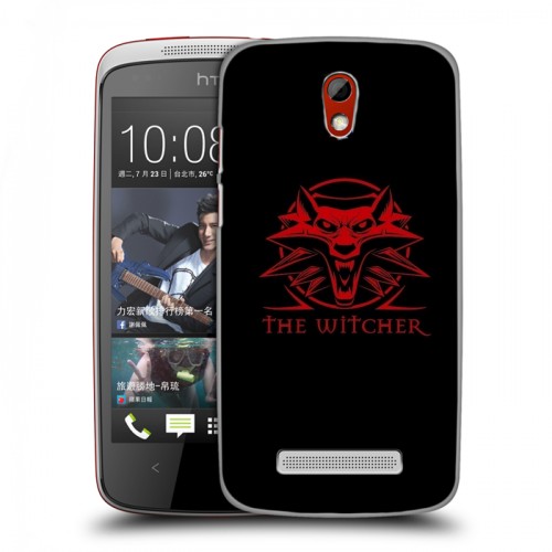 Дизайнерский пластиковый чехол для HTC Desire 500 Witcher