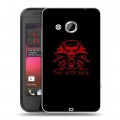 Дизайнерский пластиковый чехол для HTC Desire 200 Witcher