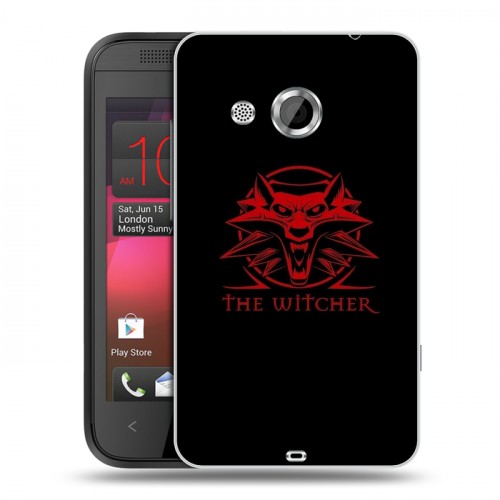 Дизайнерский пластиковый чехол для HTC Desire 200 Witcher