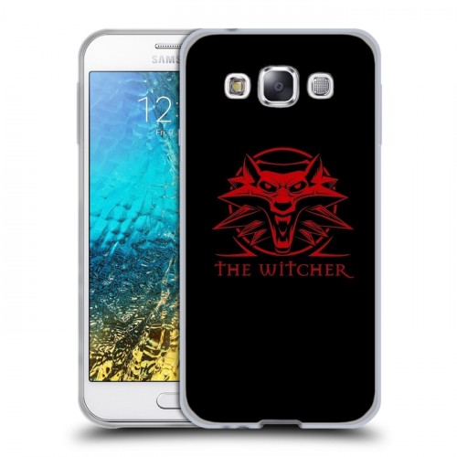 Дизайнерский пластиковый чехол для Samsung Galaxy E5 Witcher