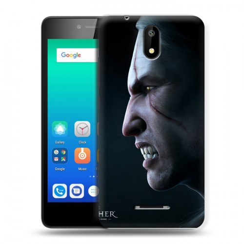 Дизайнерский силиконовый чехол для Micromax Q409 Witcher