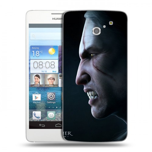 Дизайнерский пластиковый чехол для Huawei Ascend D2 Witcher