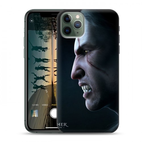 Дизайнерский пластиковый чехол для Iphone 11 Pro Witcher