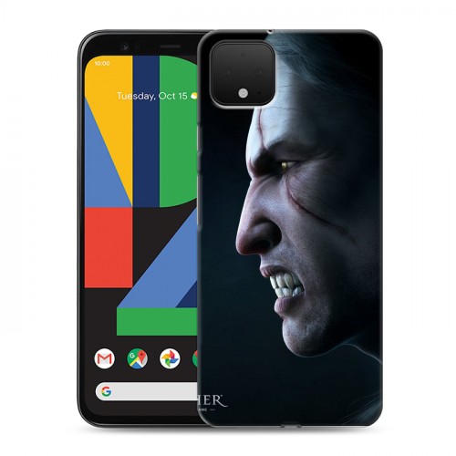 Дизайнерский пластиковый чехол для Google Pixel 4 Witcher