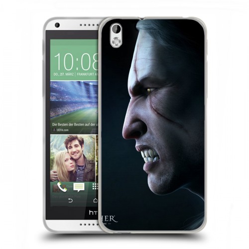 Дизайнерский пластиковый чехол для HTC Desire 816 Witcher