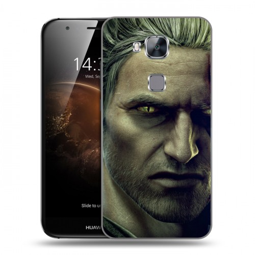 Дизайнерский пластиковый чехол для Huawei G8 Witcher