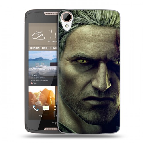 Дизайнерский пластиковый чехол для HTC Desire 828 Witcher