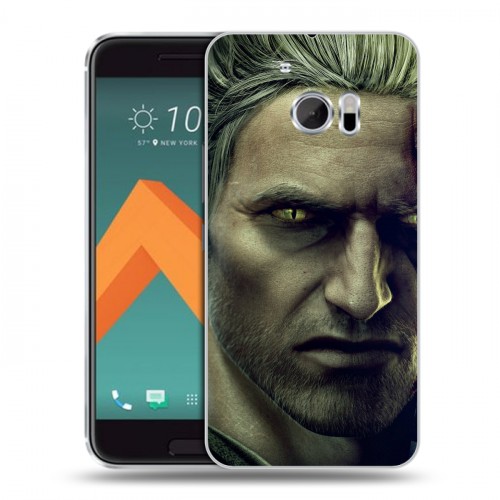 Дизайнерский пластиковый чехол для HTC 10 Witcher