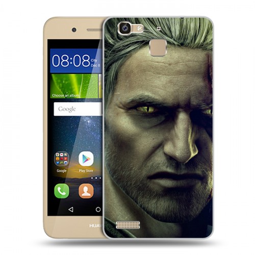 Дизайнерский пластиковый чехол для Huawei GR3 Witcher