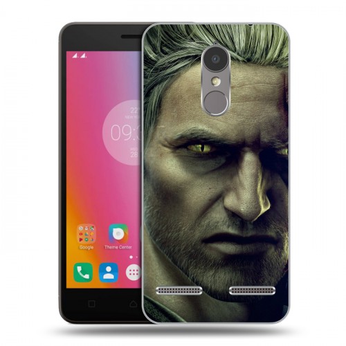 Дизайнерский пластиковый чехол для Lenovo K6 Witcher