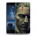 Дизайнерский пластиковый чехол для Nokia 8 Witcher