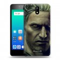 Дизайнерский силиконовый чехол для Micromax Q409 Witcher