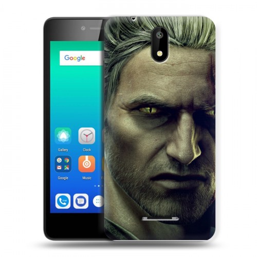 Дизайнерский силиконовый чехол для Micromax Q409 Witcher