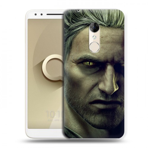 Дизайнерский пластиковый чехол для Alcatel 3 Witcher