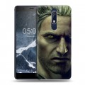 Дизайнерский пластиковый чехол для Nokia 5.1 Witcher