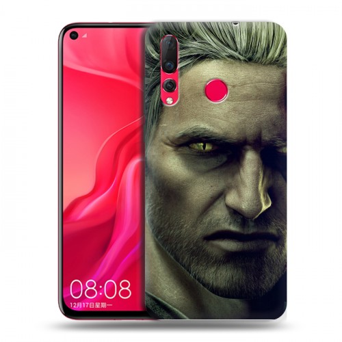 Дизайнерский пластиковый чехол для Huawei Nova 4 Witcher