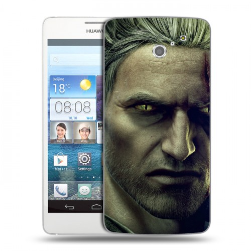 Дизайнерский пластиковый чехол для Huawei Ascend D2 Witcher