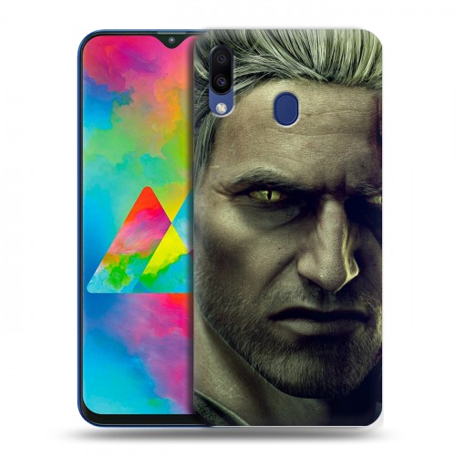 Дизайнерский пластиковый чехол для Samsung Galaxy M20 Witcher