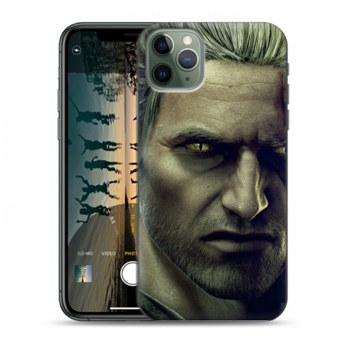 Дизайнерский пластиковый чехол для Iphone 11 Pro Witcher