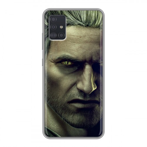 Дизайнерский силиконовый чехол для Samsung Galaxy A51 Witcher