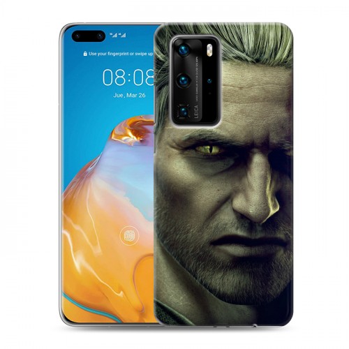 Дизайнерский пластиковый чехол для Huawei P40 Pro Witcher