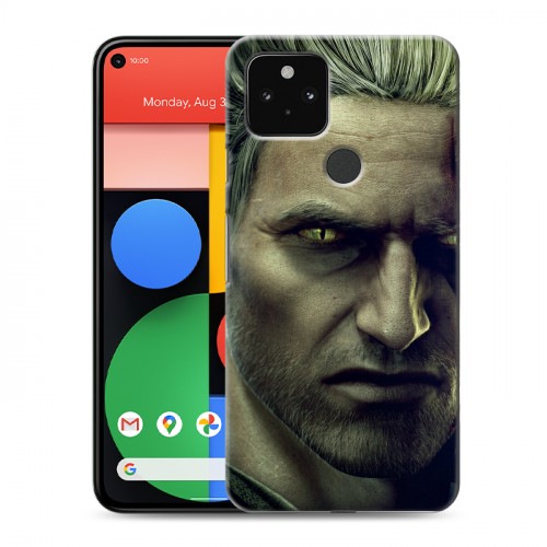 Дизайнерский пластиковый чехол для Google Pixel 5 Witcher