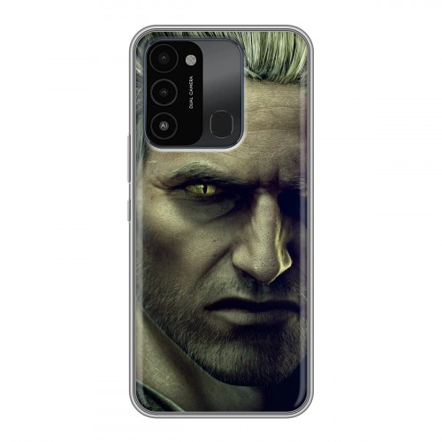 Дизайнерский силиконовый с усиленными углами чехол для Tecno Spark Go 2022 Witcher