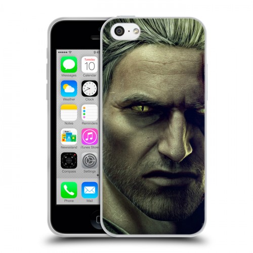 Дизайнерский пластиковый чехол для Iphone 5c Witcher