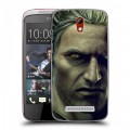 Дизайнерский пластиковый чехол для HTC Desire 500 Witcher