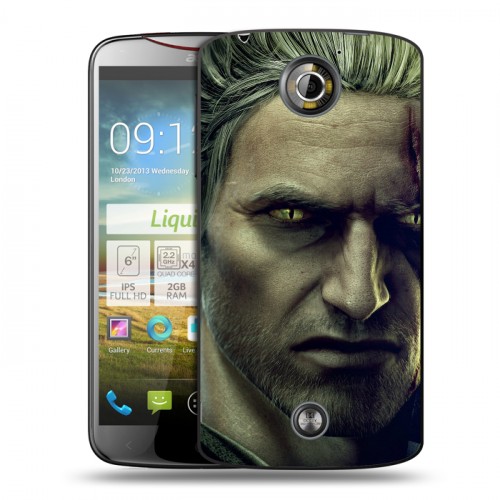 Дизайнерский пластиковый чехол для Acer Liquid S2 Witcher